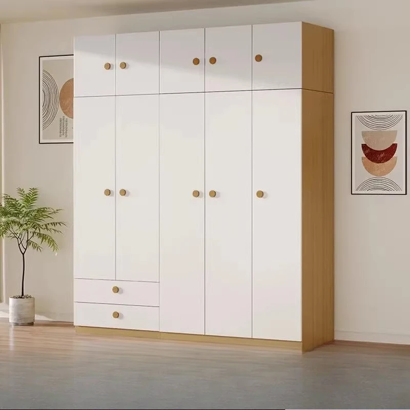 Factory Direct 2026 Home Bedroom 60 Deep Modern Simple Combination Wardrobe Rental House Small Unit with Drawers Storage Storage
