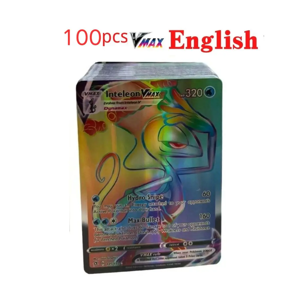 Pokemon Card vstar Label Team gx vmax Coach Energy Shining Game castellano English French Korean Spanish German Toys