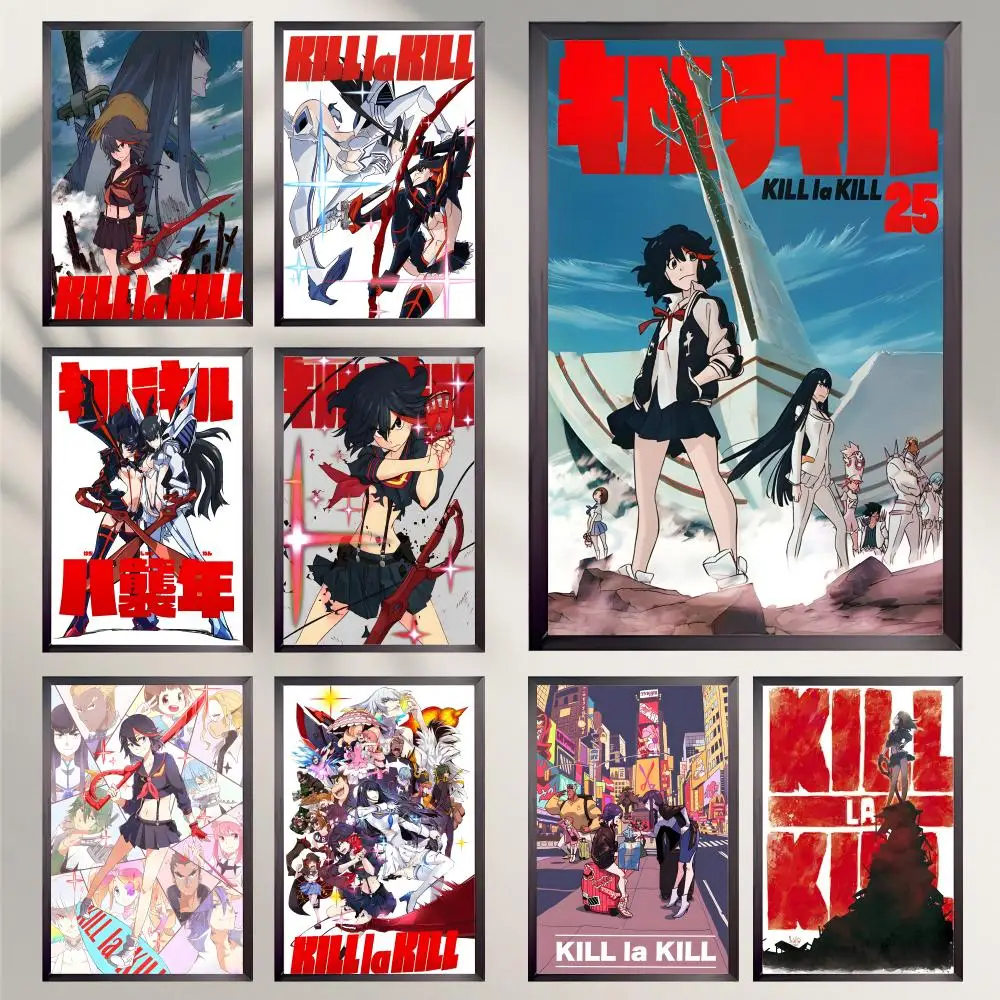 Anime K-KILL La K-KILL Poster HD Versatile Waterproof Wall Decor Self Adhesive Perfect for Any Room & Ideal Gift
