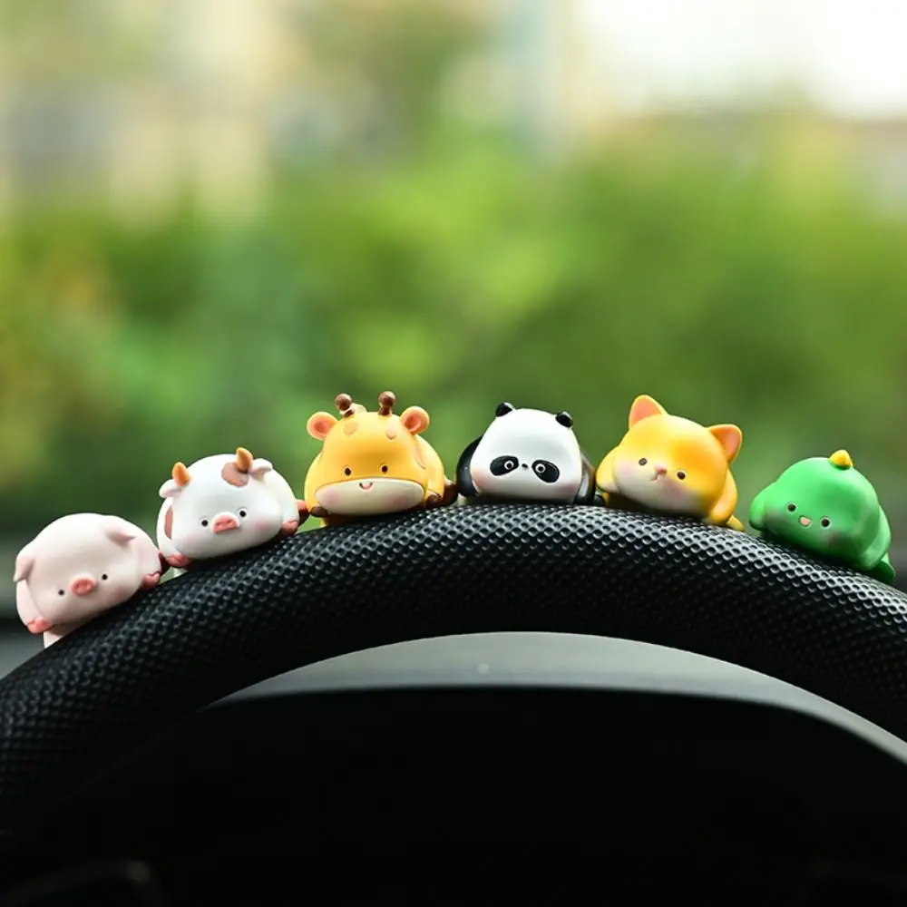 

Cartoon Animals Car Interior Computer Monitor Decoration Creative Car Center Console Ornaments Room Desktop Ornaments Gift
