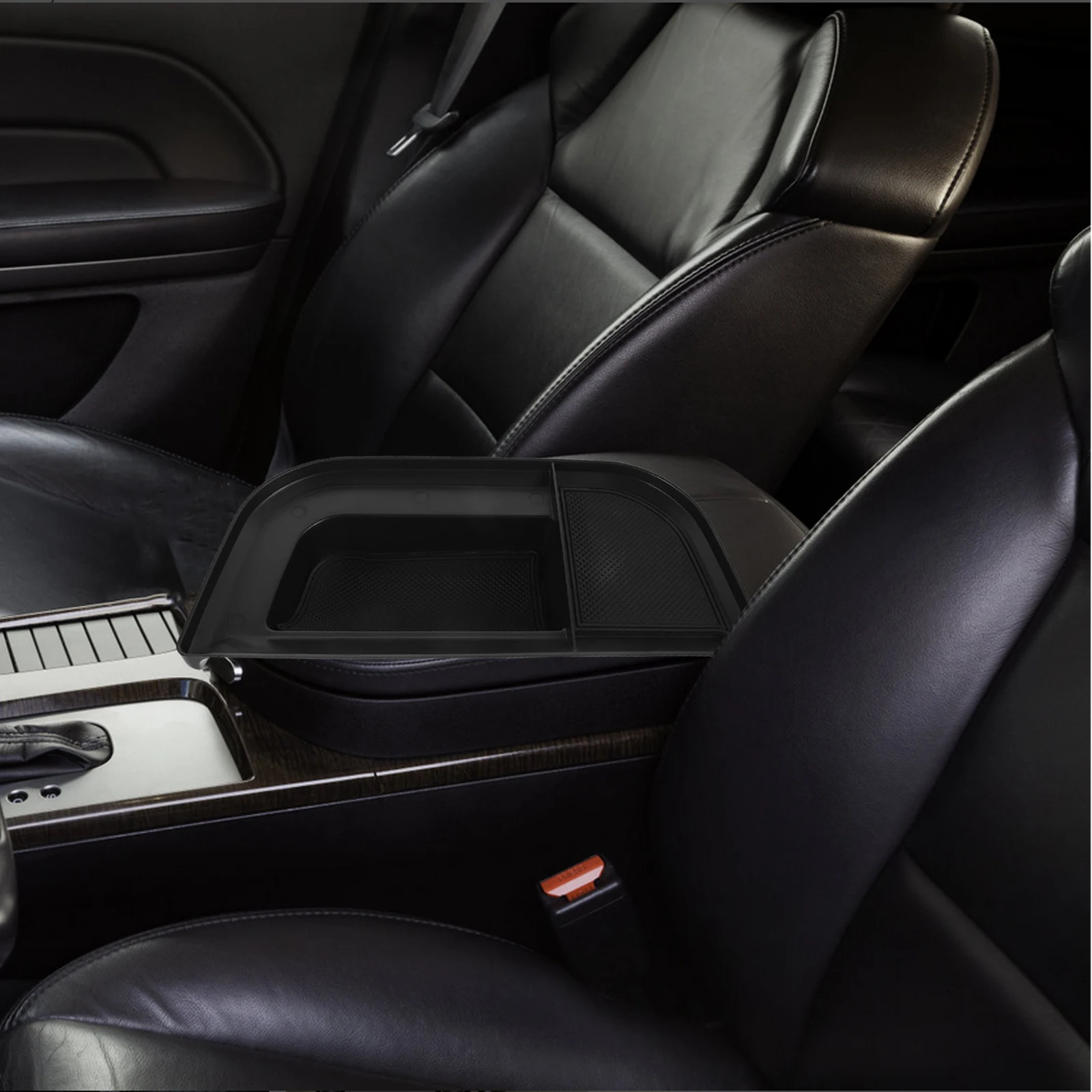 

Storage Console ganizer Multifunctional Durable Middle Console Cup Holder Central Control Tray Screen Back Car Armrest