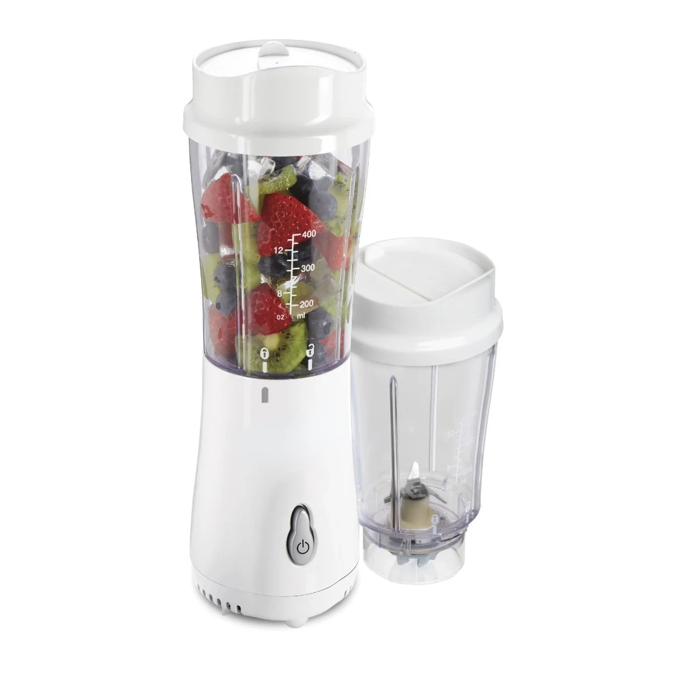 

Smoothie Blender with 2 Travel Jars and 2 Lids, White