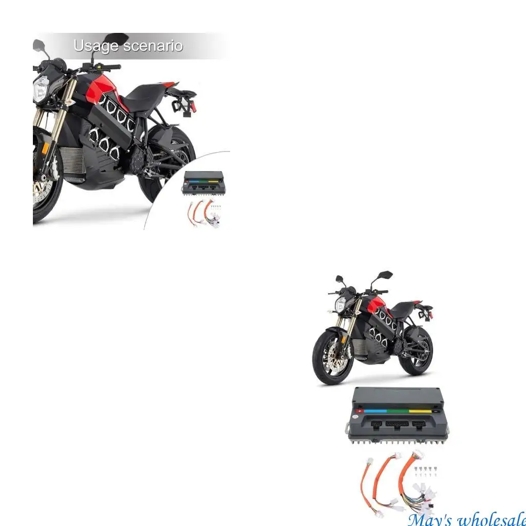 Programmable E Bike Controllers with Brake Electric Support IP67 Defense 0 to 5V Throttles Input Motor Compatibility 448A