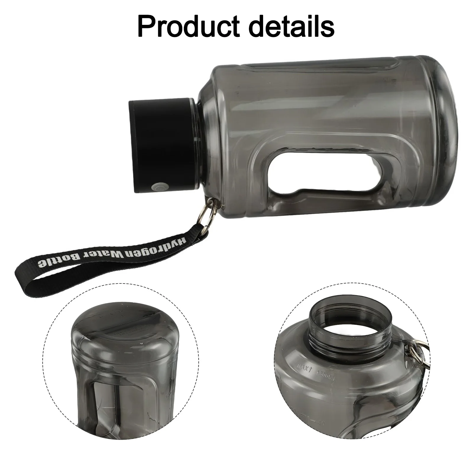 Travel Friendly 5L Water Bottle with Electrolysis Technology Create 3000 ppb Concentrated Water in Just 6 Minutes