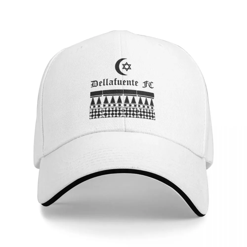 

Рэпер D-Dellafuente 2025 Tour с буквенным принтом, потрясающие бейсболки, модные шляпы унисекс