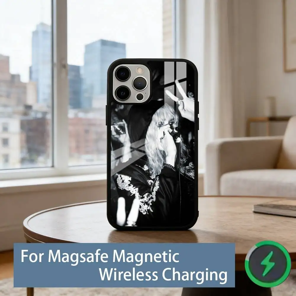 2 H-Hollis Singer Phone Case For iPhone17,16,15,14,13,12,11 Plus,Pro Magnetic For Magsafe Wireless Charging