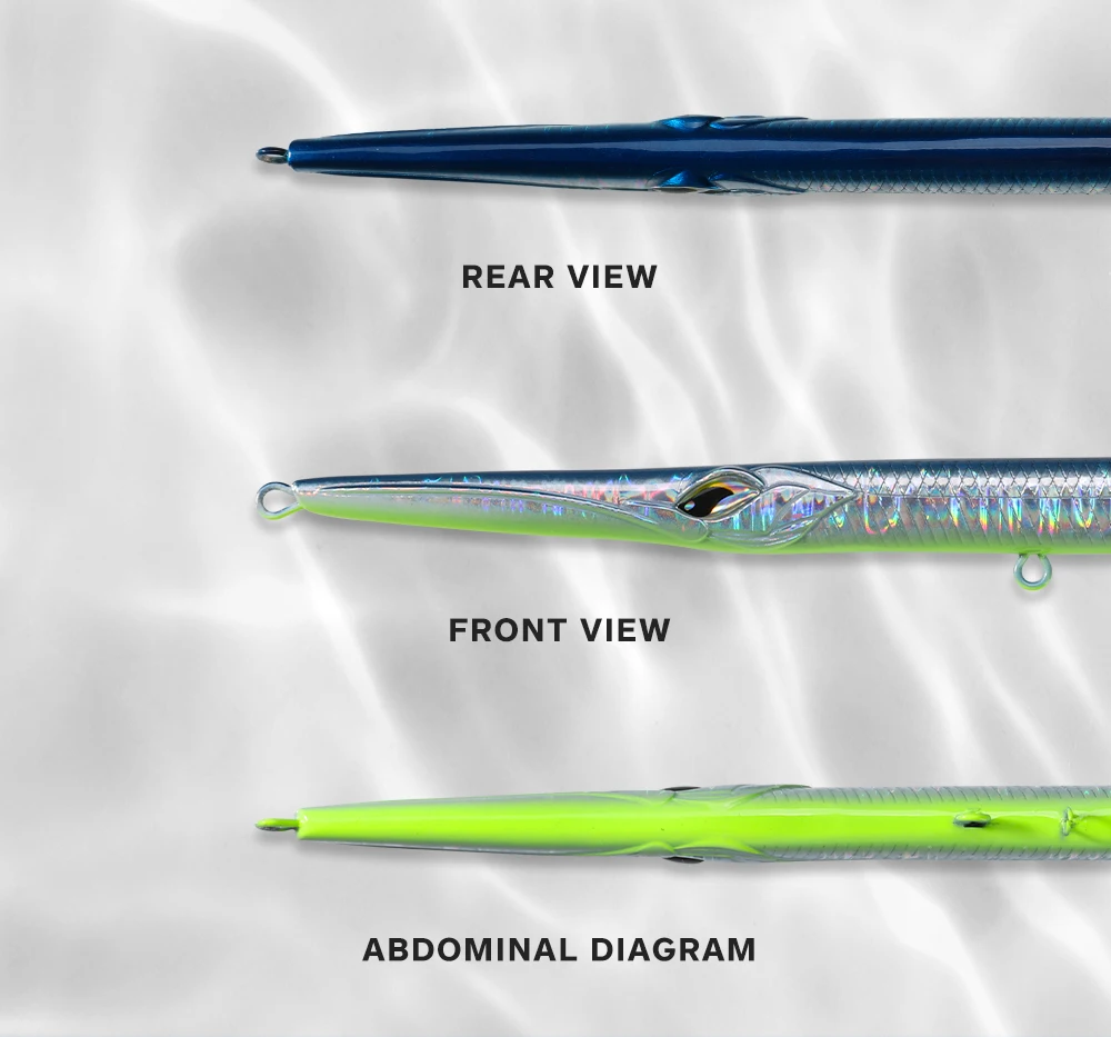 Hunthouse Stylo Jointed 3-teiliger sinkender und schwimmender Angelköder, harter künstlicher Köder für Seebarsch-Angelzubehör – Detail 8