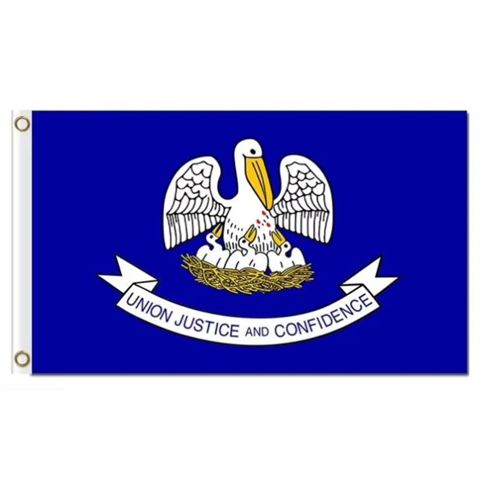 Louisiana State Flag 3'x5' USA Banner 2X3FT WITH Imperial Flag
