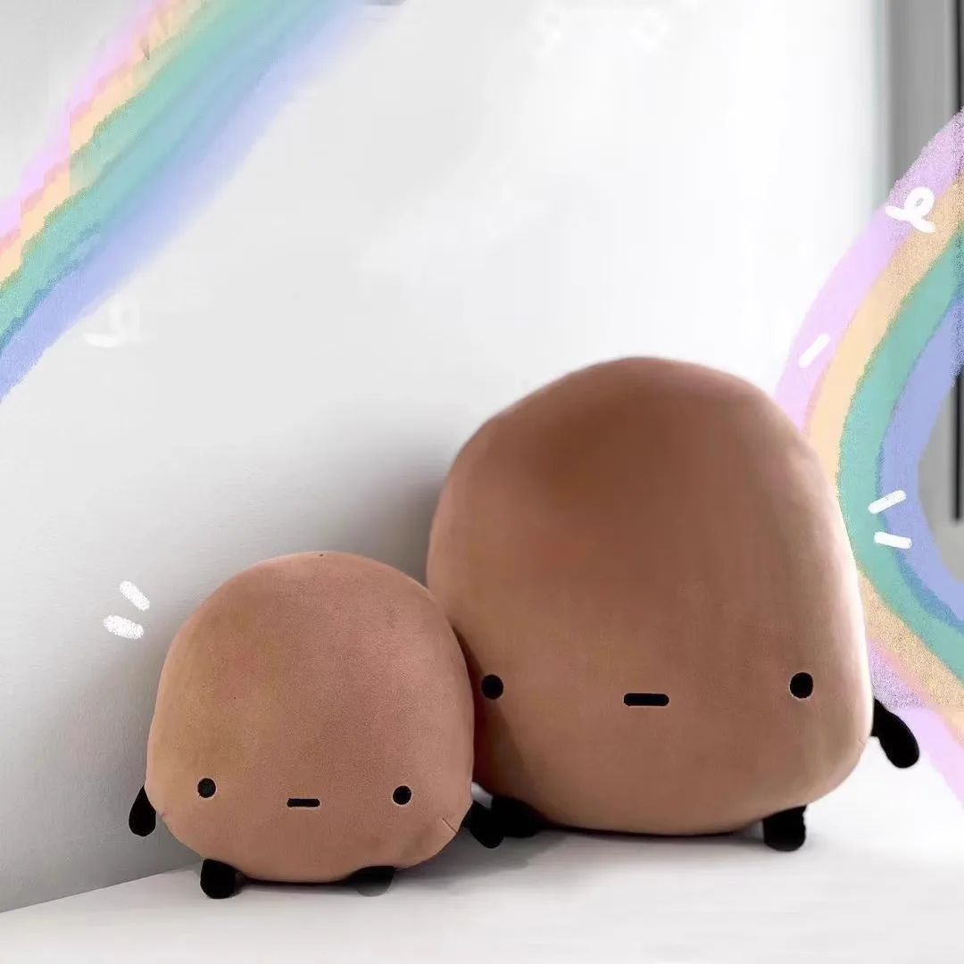 25cm New Potato Anime Figure Peripheral Model Cute Soft Plush Doll Pillow Room Decoration Ornament Doll Kids Birthday Gift Toys