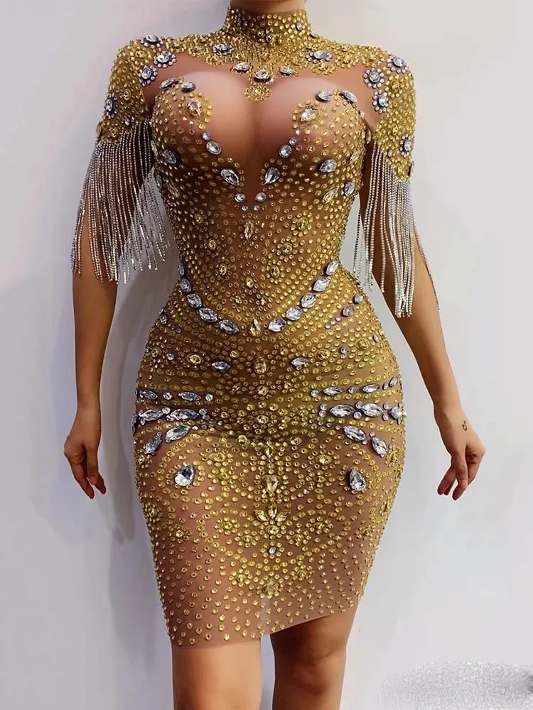 고품질 핫 스탬핑 섹시한 탄력성 반팔 드레스 2025 신상 맞춤 여성 의류