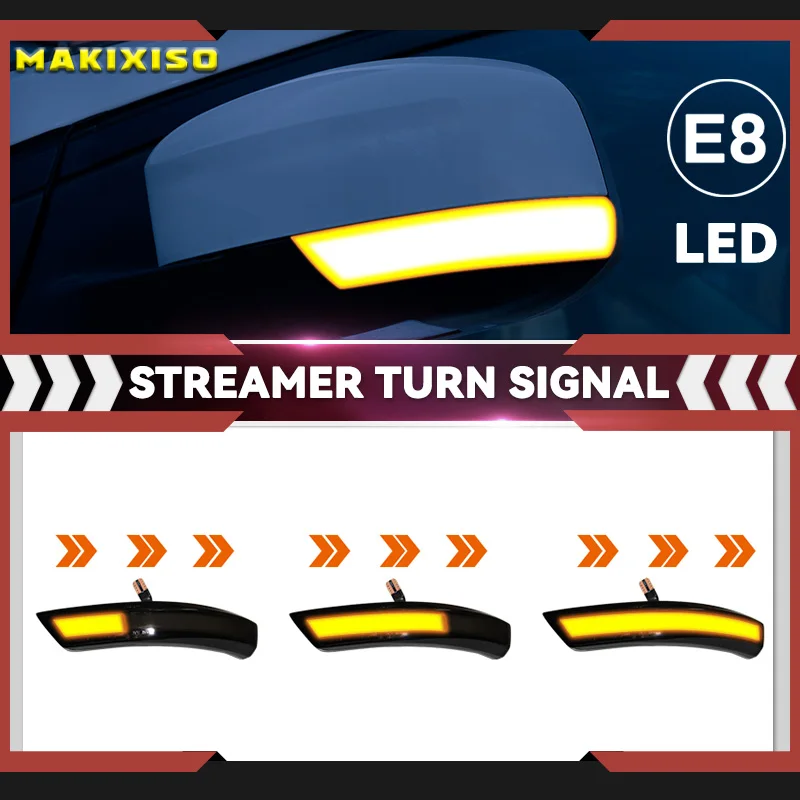 

Dynamic Turn Signal Light LED Side Wing Rearview Mirror Indicator Blinker Repeater Light For Ford Focus 2 MK2 Focus 3 MK3 3.5