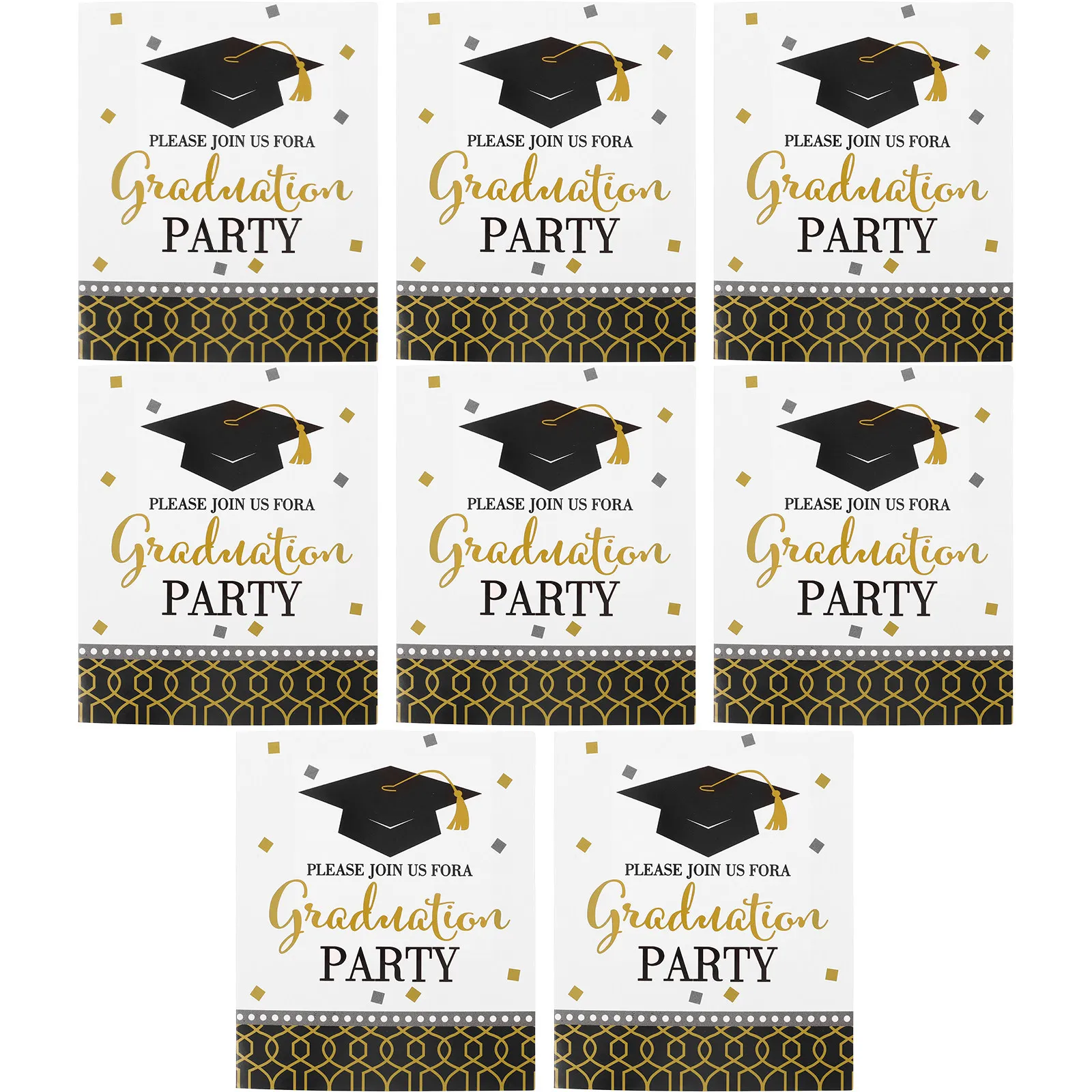 8Pcs Graduation Theme Invitati - Papercraft Supply Invitation review and price