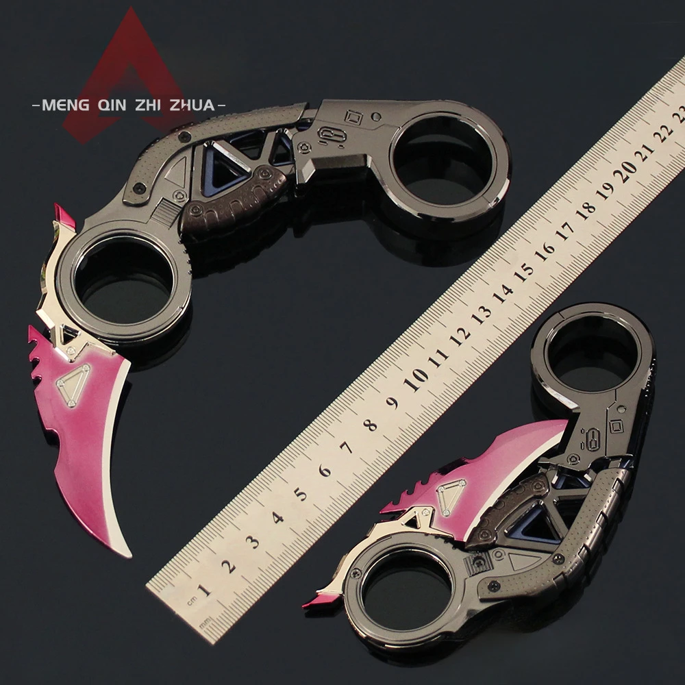 18cm APEX Game Peripheral Weapon Claw of A Raptor Folding Knife Model Alloy Family Heirloom Decoration  Ornament Collection Toys