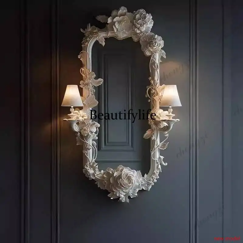 Personalised Bathroom Mirror Deco Universal Vanity Decorative Infinity Mirror Decor Art Bedroom Desk Espejo Grande Home DecorH17