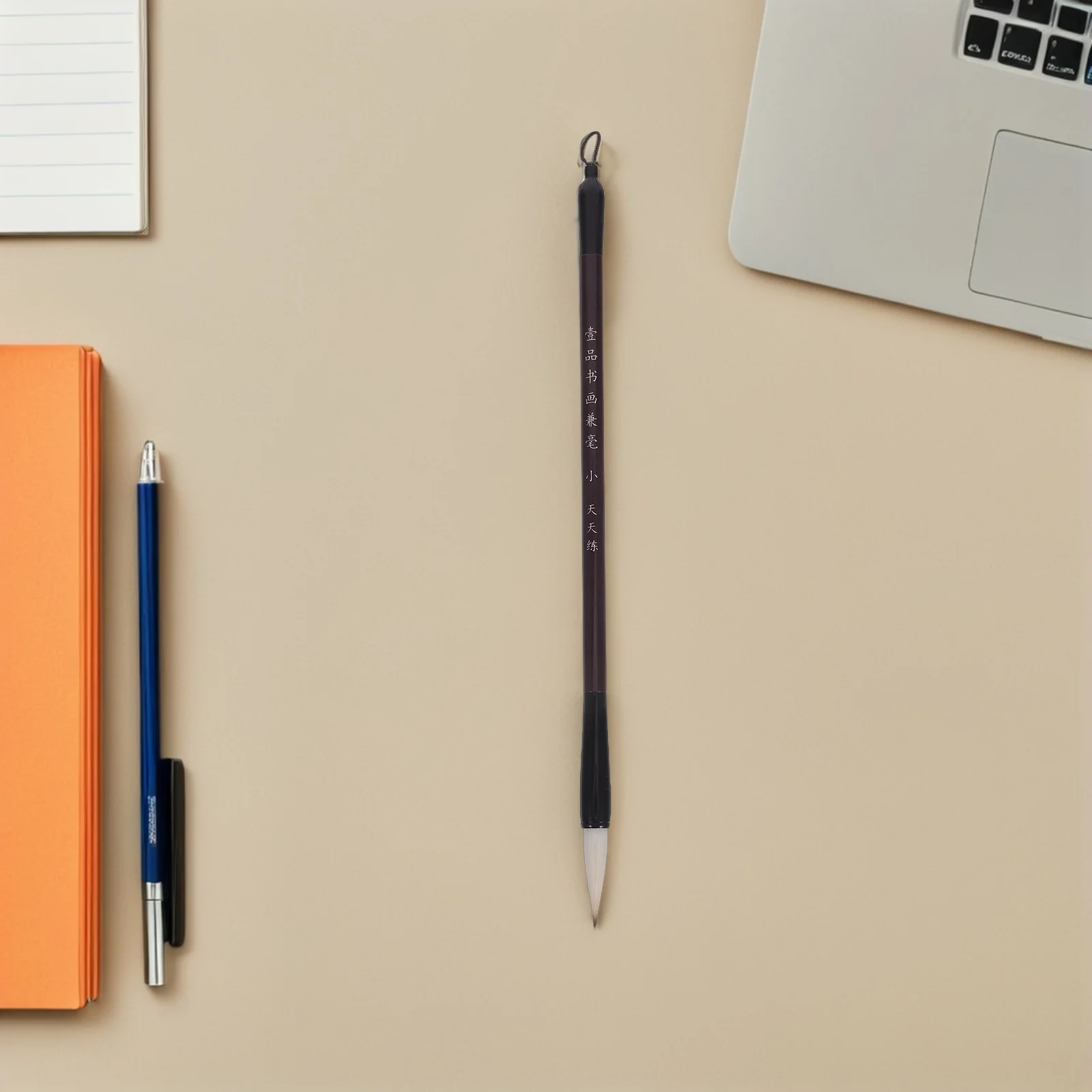 10 قطع من فرش الخط الصيني، مجموعة ممارسة بمقبض خشبي ناعم للطلاب المبتدئين في رسم الخط #6