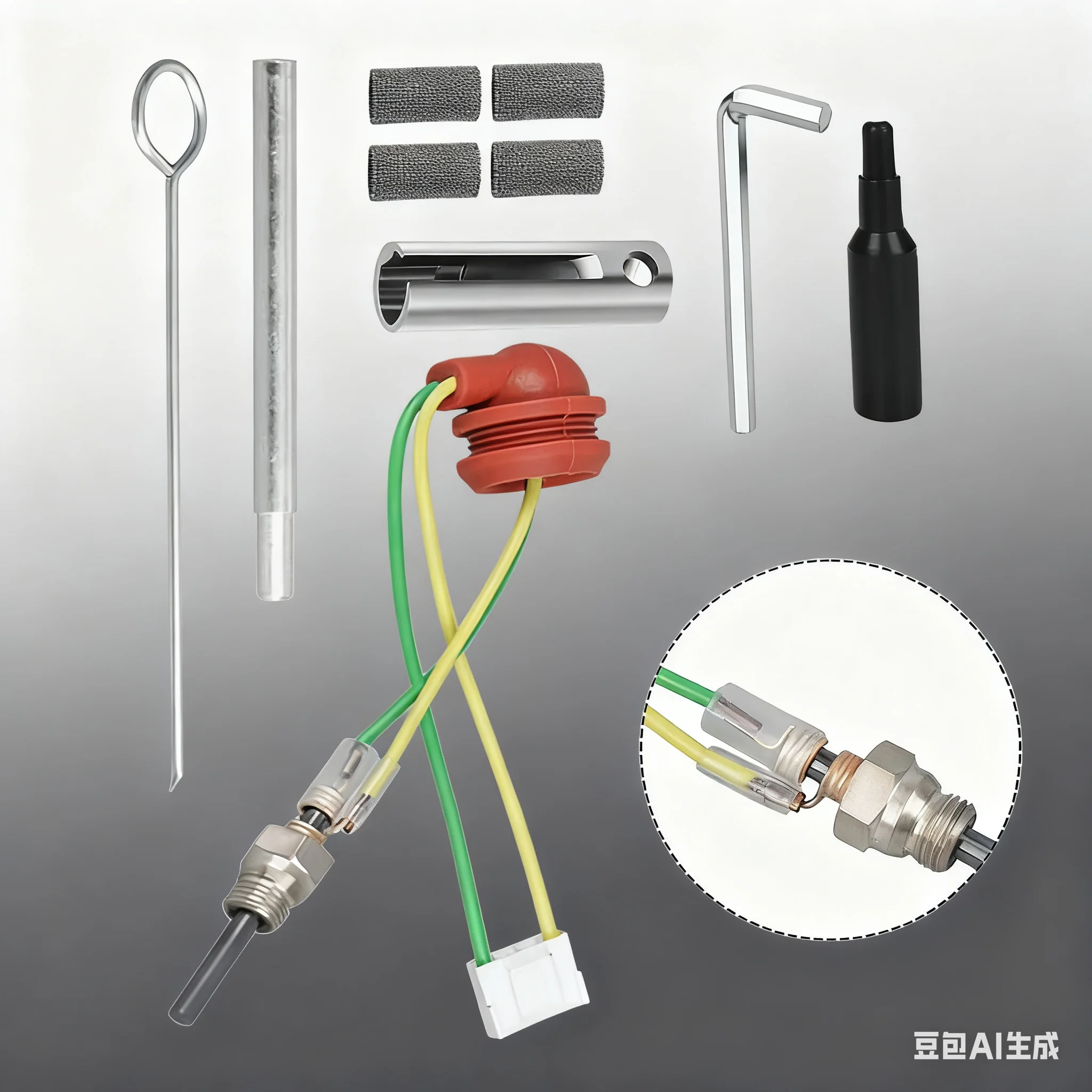 9pcs Auxiliary Heater Diesel Repair Kit For 12V-2/3/5/8kW For Car Diesel Heaters Air Diesel Parking Heater Kit