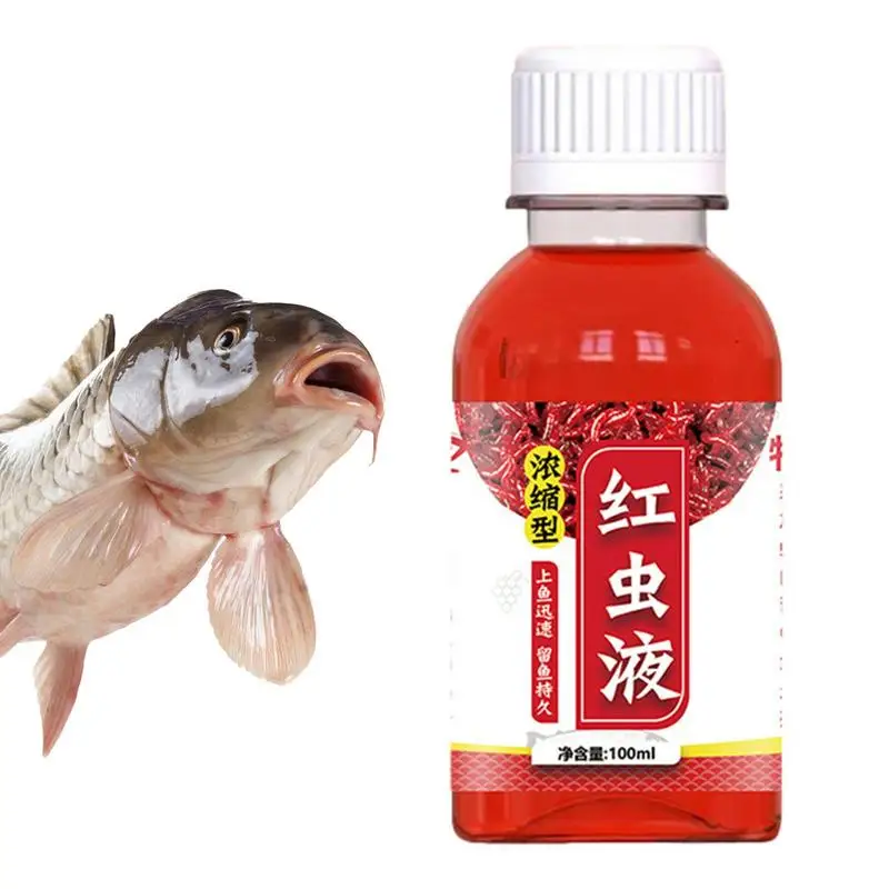 Bait Scent Fish Attractants For Baits Highly Concentrated Liquid Fishing Additive With Red Worm Scent Natural Fishy Smell