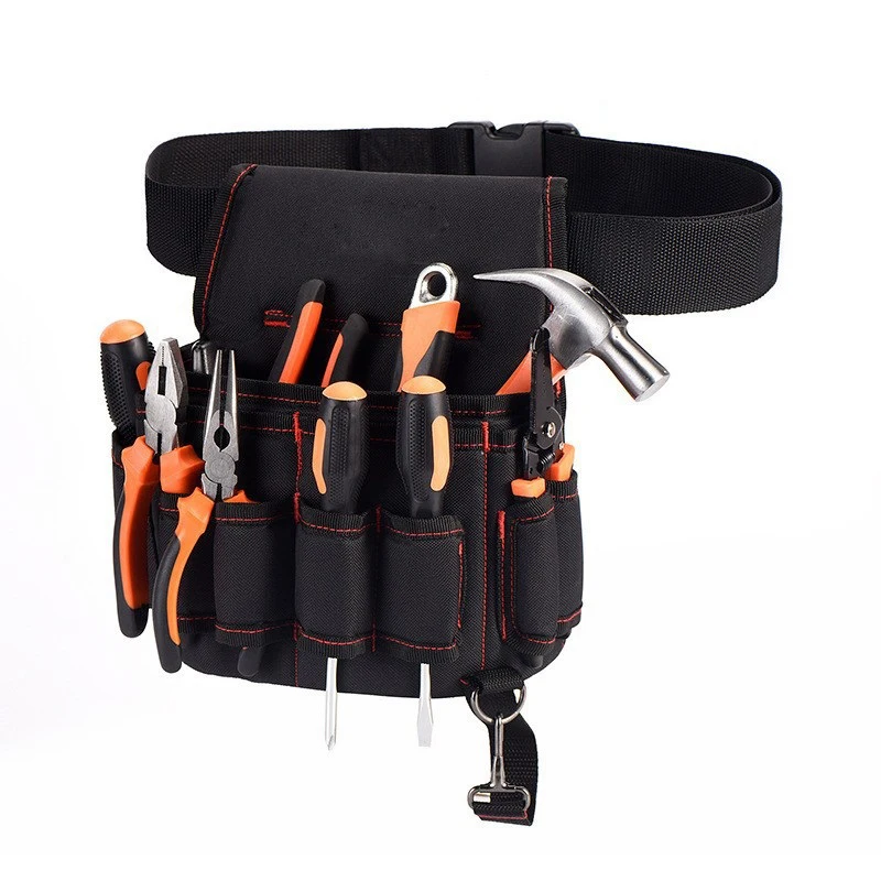 Tool Belt Bag, Multi-Functional Woodworking and Electrician Repair Special Adjustable Hardware Comprehensive Belt Bag