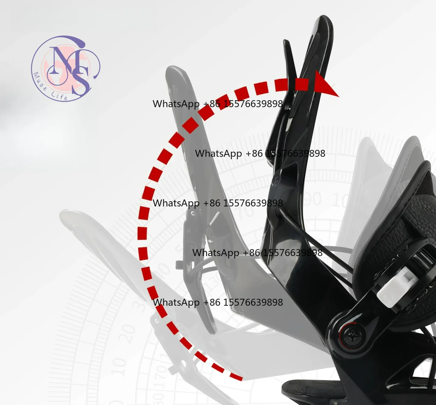 Step-In Snowboard Bindings, All-Mountain  Carving Snowboarding Gear