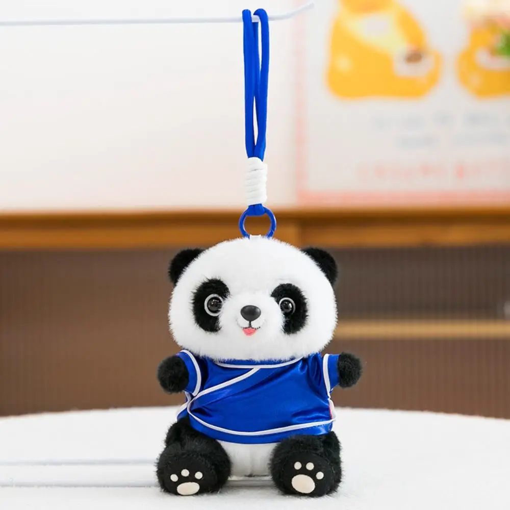 

Silk Hanfu Panda Plush Toy Chinese Style Keychain Plush Panda Pendant 15/25cm Home Decor Stuffed Animal Toys for Children