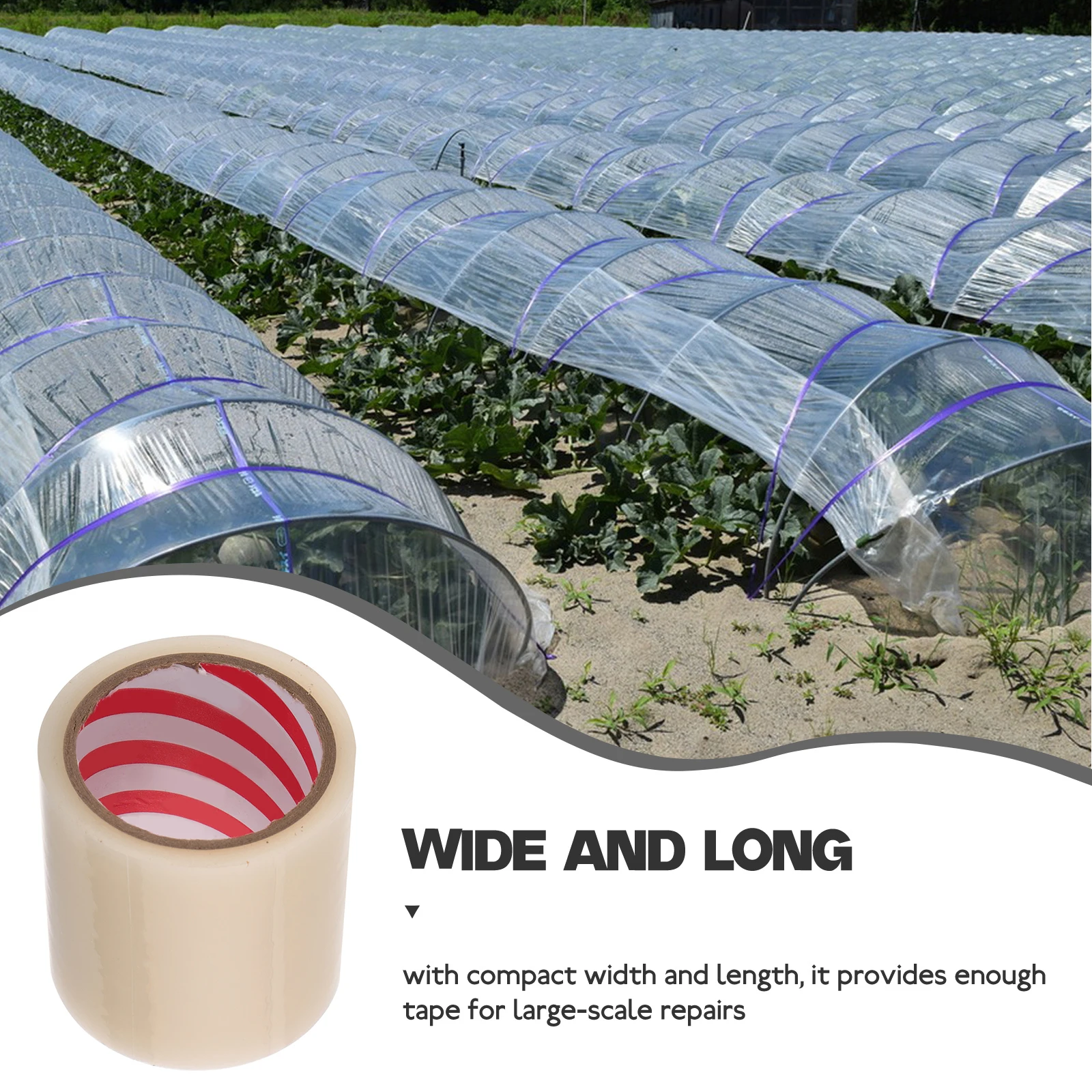 

Greenhouse Repair Tape Heavy Duty Waterproof 10cm Agricultural Plastic or Tarp Sheeting