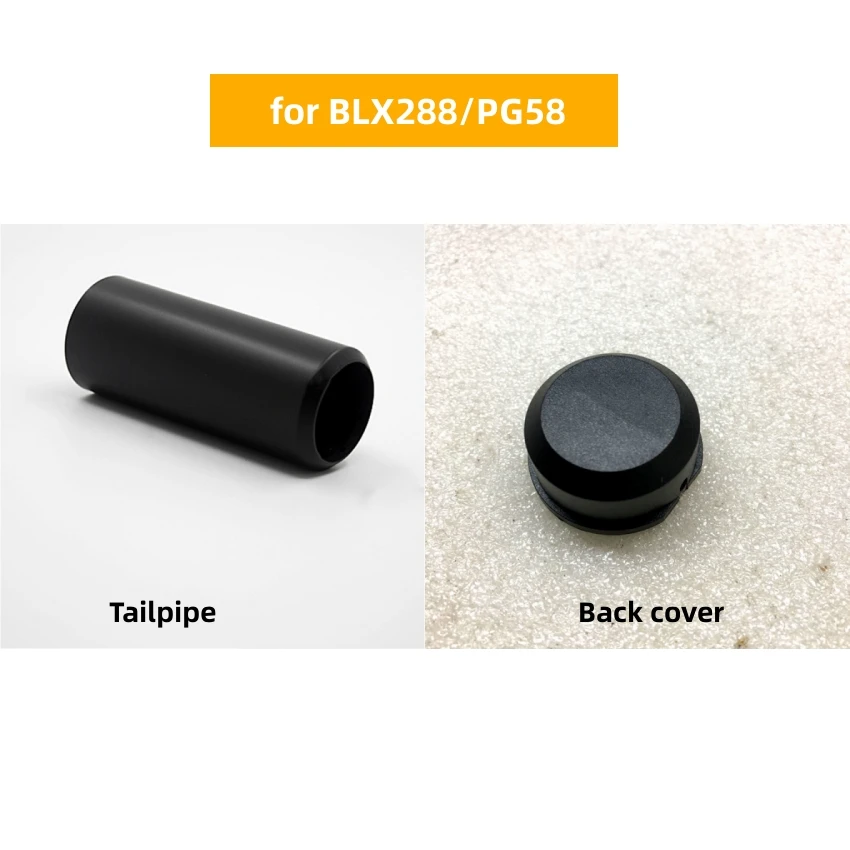 ل BLX288/BLX24 ميكروفون لاسلكي ماسورة العنق يده هيئة التصنيع العسكري البطارية الغطاء الخلفي الذيل استبدال الملحقات