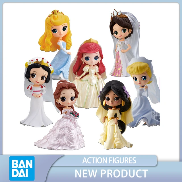 Princess Anime Figures Action Figure | Princess Disney Figure Qposket -  Bandai - Aliexpress