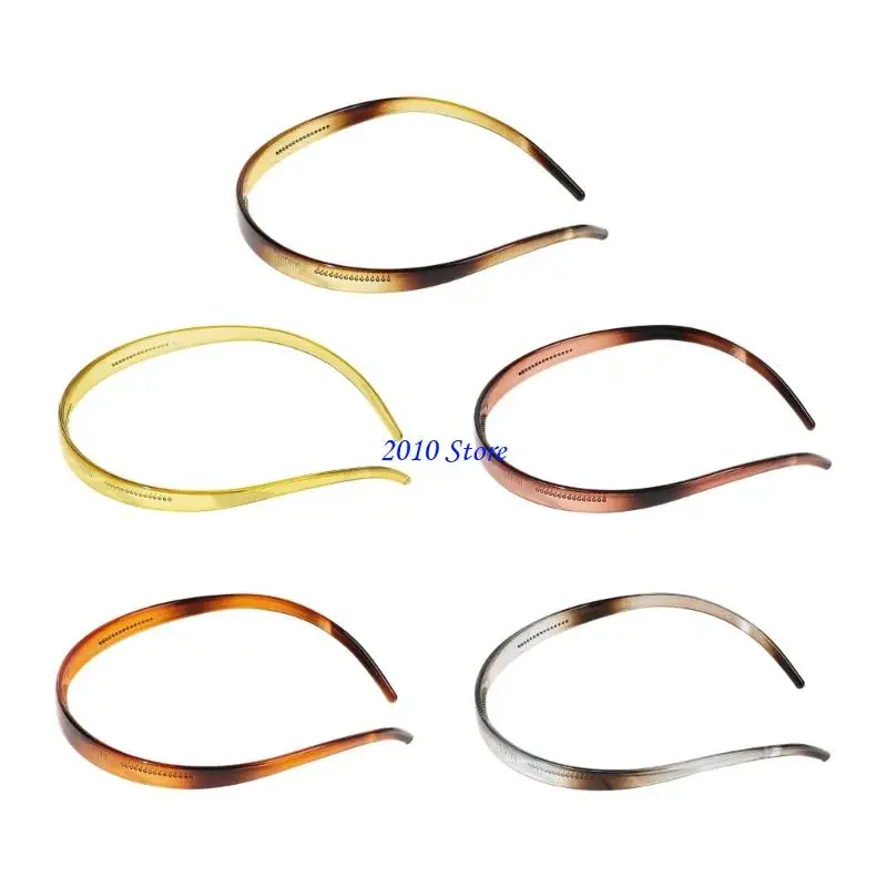 مجموعة ربطات شعر صديقة للأطفال من F3MF مكونة من 6 قطع من عصابات الرأس البلاستيكية الناعمة مع مقاومة للانزلاق #3