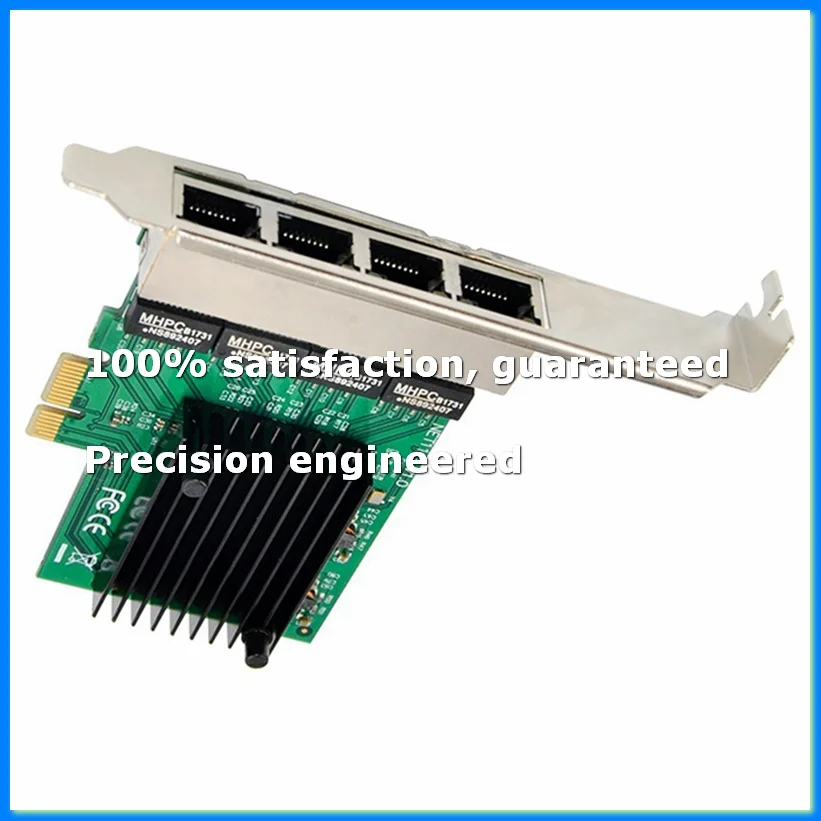 rj-45-4-ポート-イーサネット-サーバー-アダプター-ギガビット-ネットワーク-カード-pci-e-x1-インターフェイス-a69m