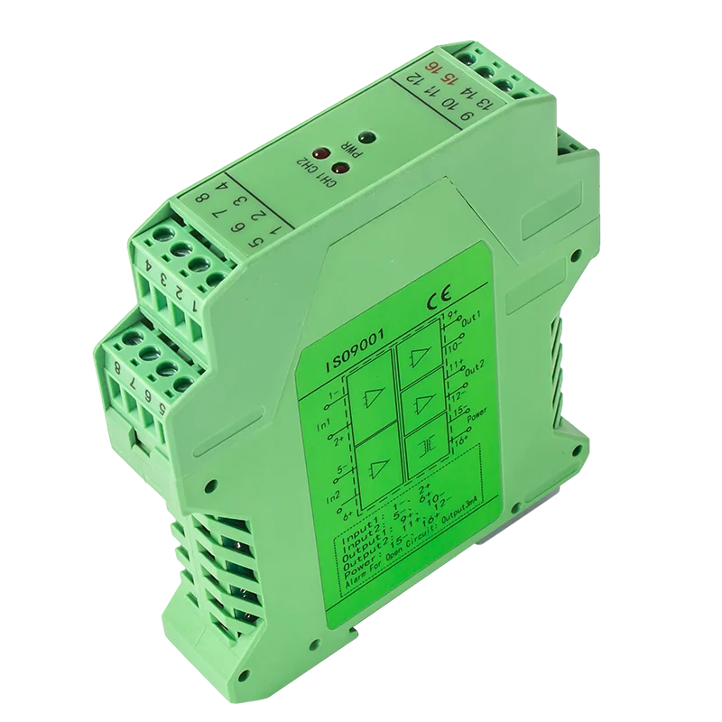 Temperatursignalwandler vom Typ K 0-1300 ℃   bis 4–20 mA, 0–10 V, 0–5 V, 1–5 V, RS485, 1 Eingang, 1 Ausgang, Thermoelement-Temperatursender