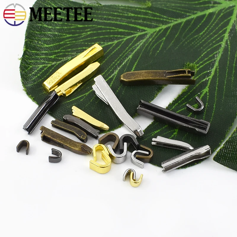 

1Set 3# 5# 8# Zipper Repair Kit Metal Non-slip Bolt Zip Stopper Sewing Ziper Tail Upper Lower Insert Pin Replace Clothes Tool