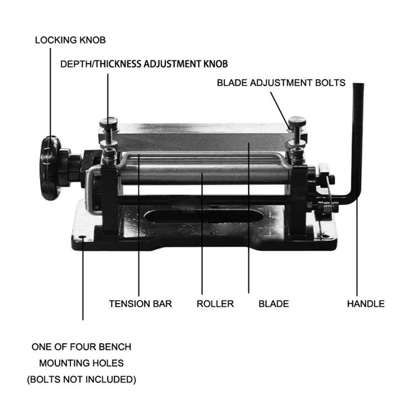 

Manual Paring Peeling machine Leather Splitter Skiver Shovel Skin 806P