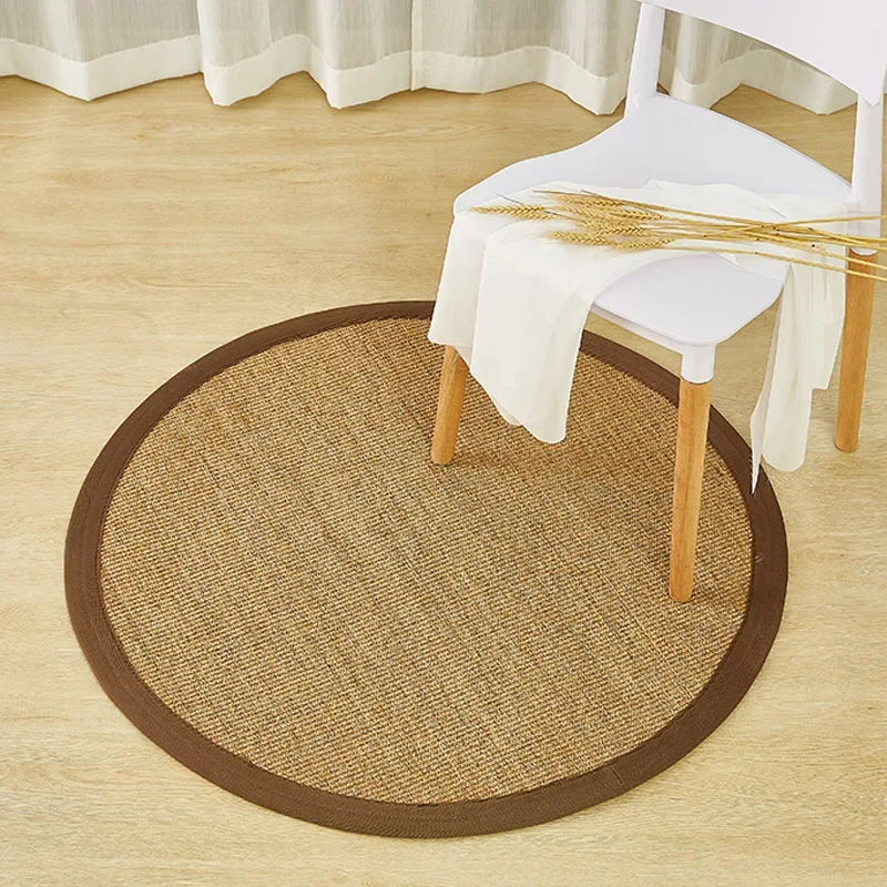 Home Decor Round Shape Sisal Natural Area Rug, Sisal Area Carpet Home textiles