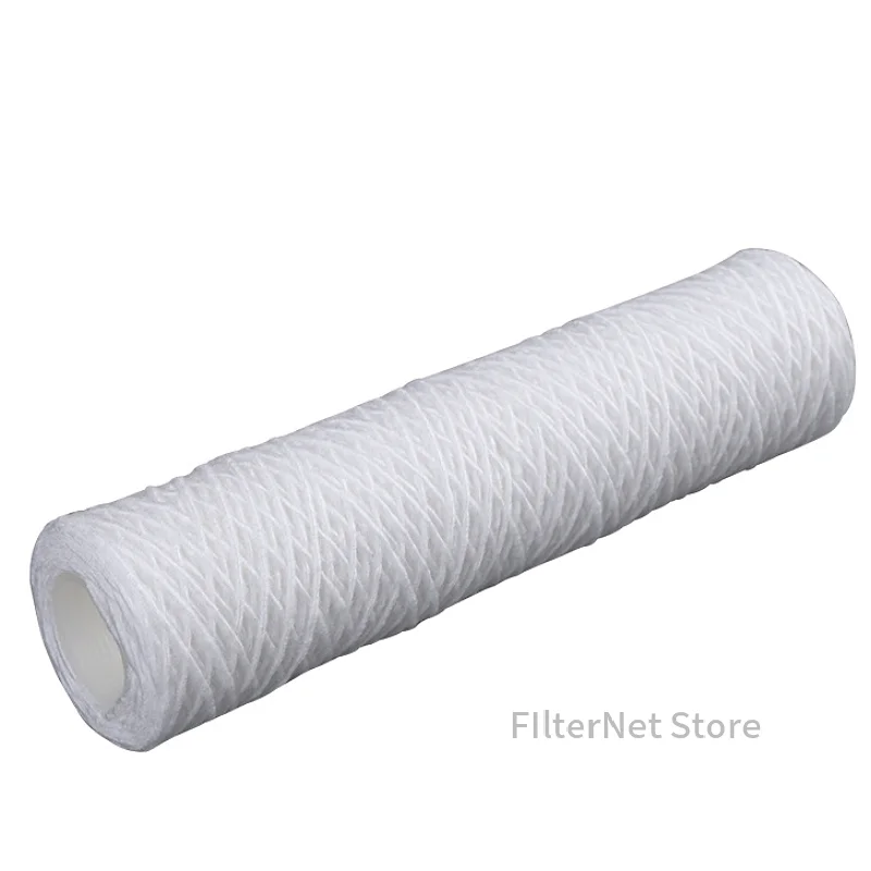 

10inch Wrie-winding Filter Cartridge 5 micron1micron 10micron 5um 1um 10um For Water Filters Pre-filter Bag Filter Universal