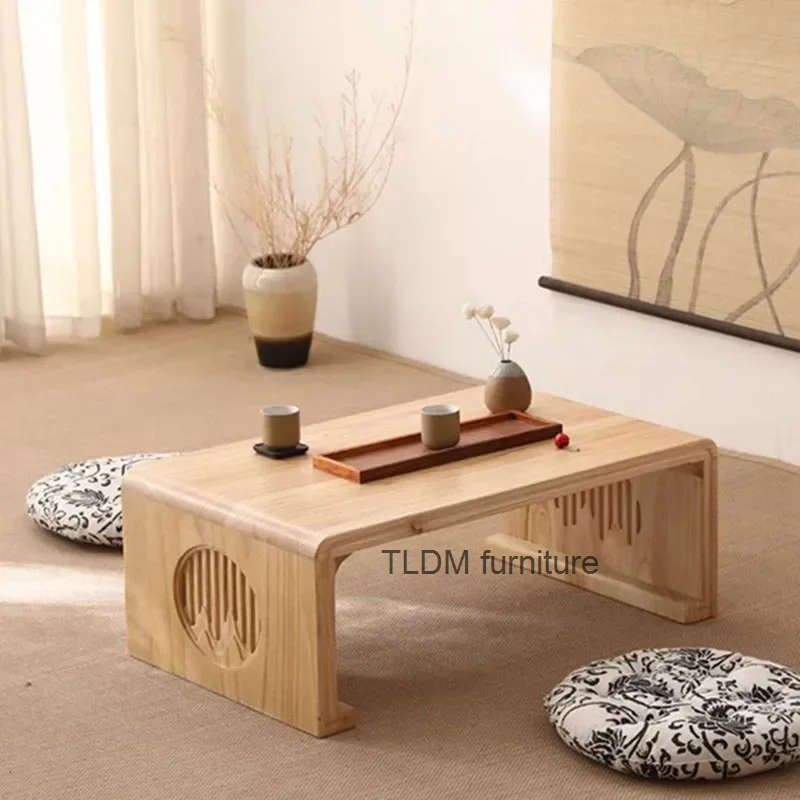 

Floor Japanese Coffee Table Wood Entryways Vanity Sideboards Table Storage Couch Mesa De Centro Salon Livingroom Furniture Sets