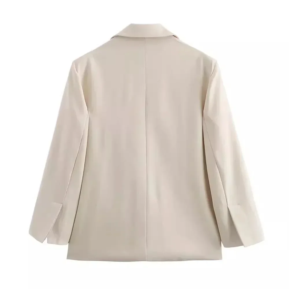 2024 Europe and the United States in the spring new European and American wind women\'s casual simple loose blazer tops