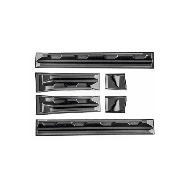 

High Quality ABS Door Guard Plate Black Knight Side Skirts For Jetour T2 Traveler Accessories