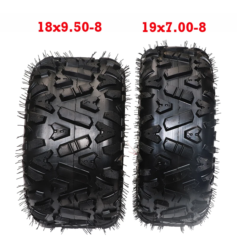 

motorcycle Front 19x7.00-8 rear 18x9.50-8 vacuum tires are used for Kart ATV 8 inch road wear-resistant