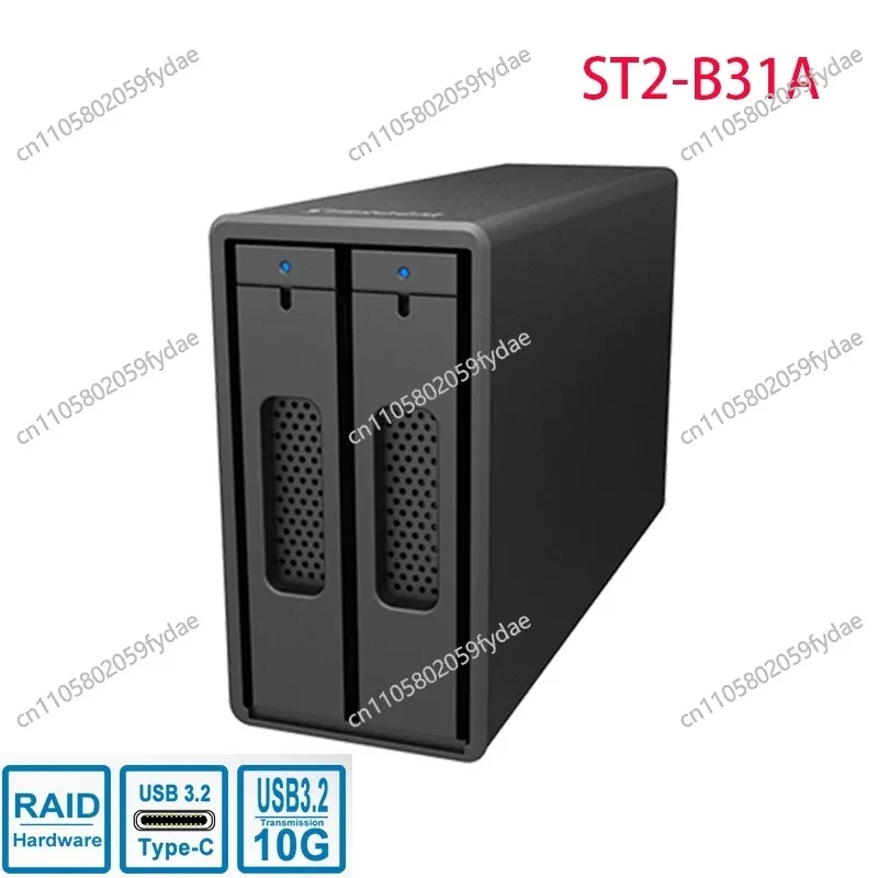 

Корпус для жесткого диска ST2-B31A Type C USB3.2Gen2 10G с поддержкой RAID0/1 и Thunderbolt 3