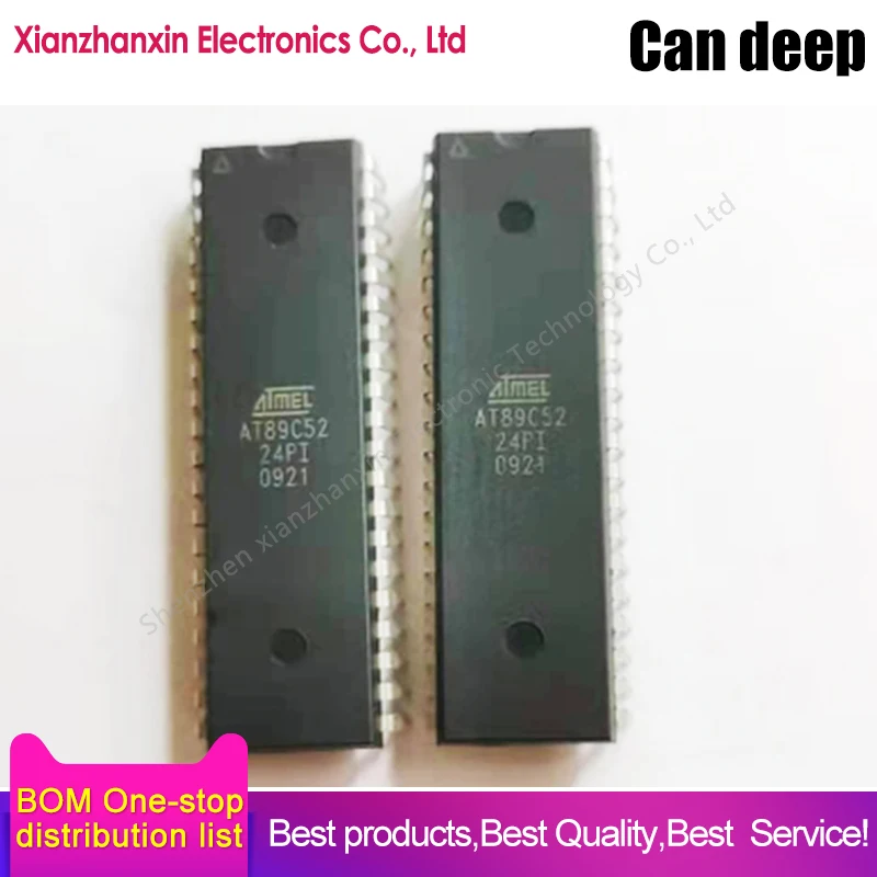 

1PCS/LOT AT89C52-24PI AT89C52 DIP-40 Microcontroller chip