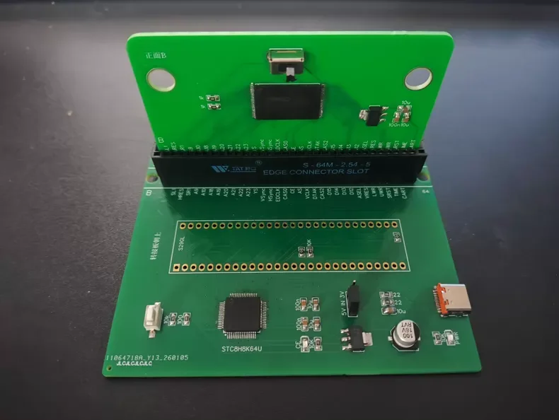 MD Mega Drive Flash Burner Kit TSOP48 NOR Programmer & 8MB Flashcart for 29 Series Flash with Switch