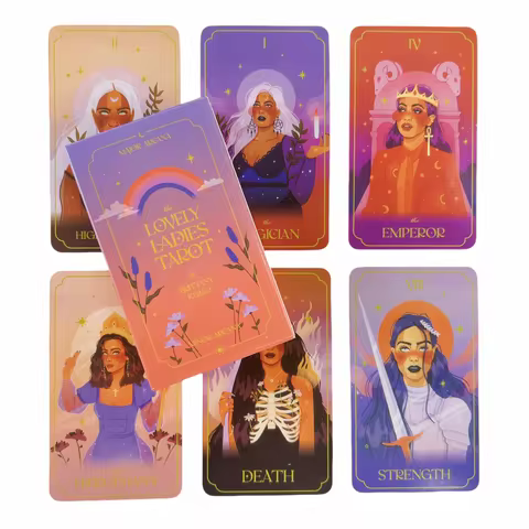 Newest The Lovely Ladies Tarot Cards Divination Deck English Oracle Board Playing Table Game For Party