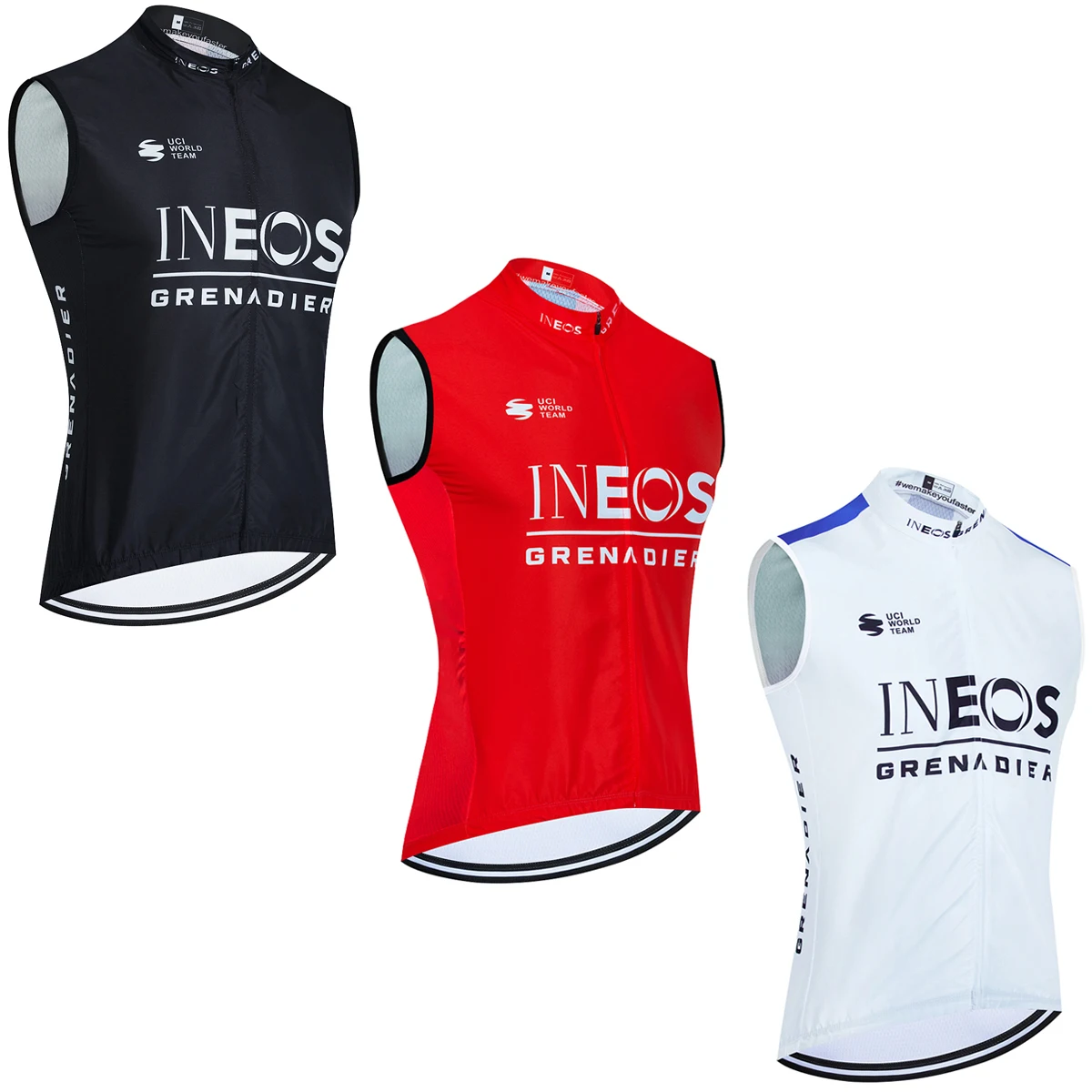 2025 INEOS Cycling Jersey Men Women ITALIA Team Bike Windbreaker Vest Ropa Ciclismo Sleeveless Bicycl Maillot Clothing