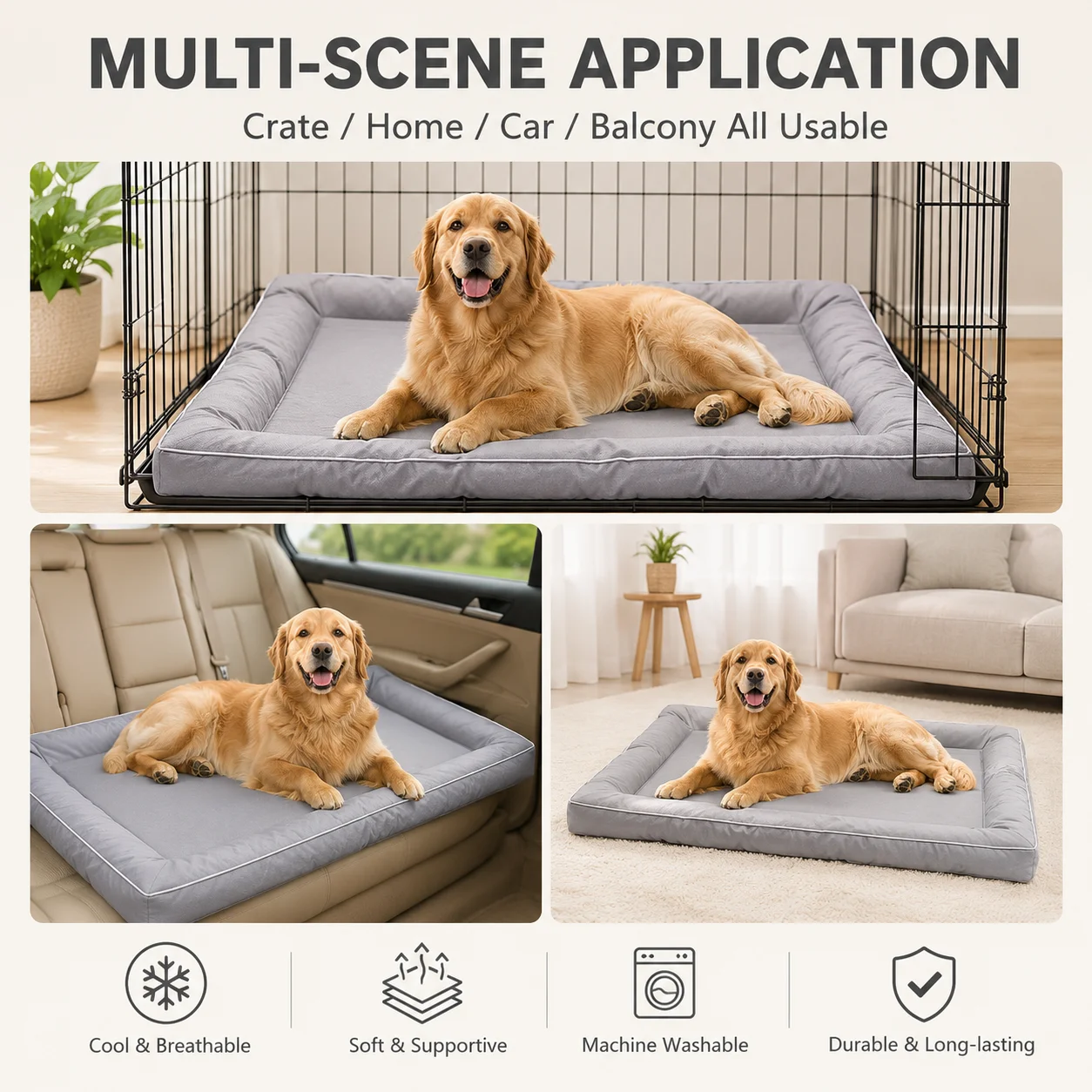 Chew Resistant Waterproof Dog Mat 2