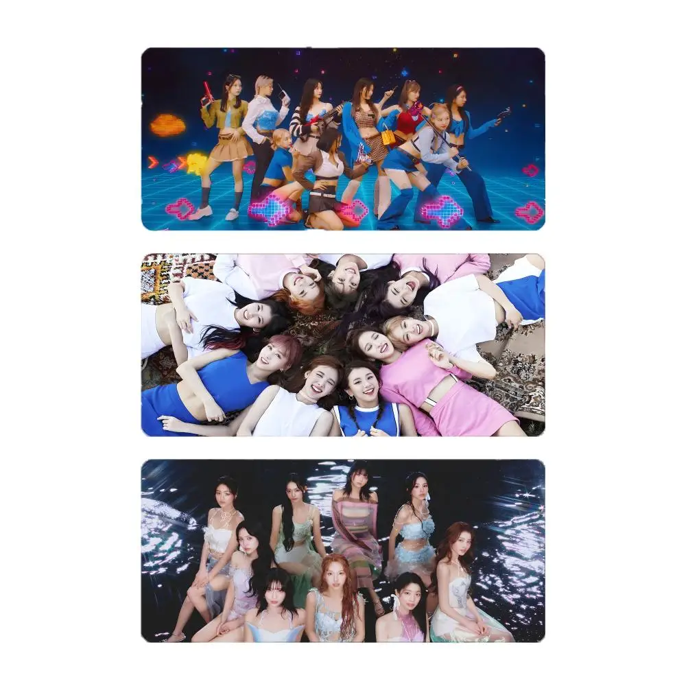 TWICE Kpop Group TWICE Mouse Pad Large Gaming Mousepad with Stitched Edges Thickened Desk Mat PC