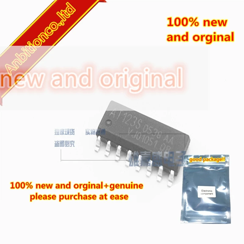 10pcs 100% new and orginal AT123S SOP-16 [Support PCI Clock range from 25MHz to 66MHz] in stock connection