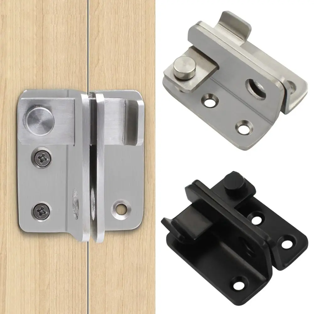 Stainless Steel Sliding Door Lock Bolts Anti-theft Catch Lock Sliding Bolts Lock Padlock Clasp Gate Safety Lock Home Hardware