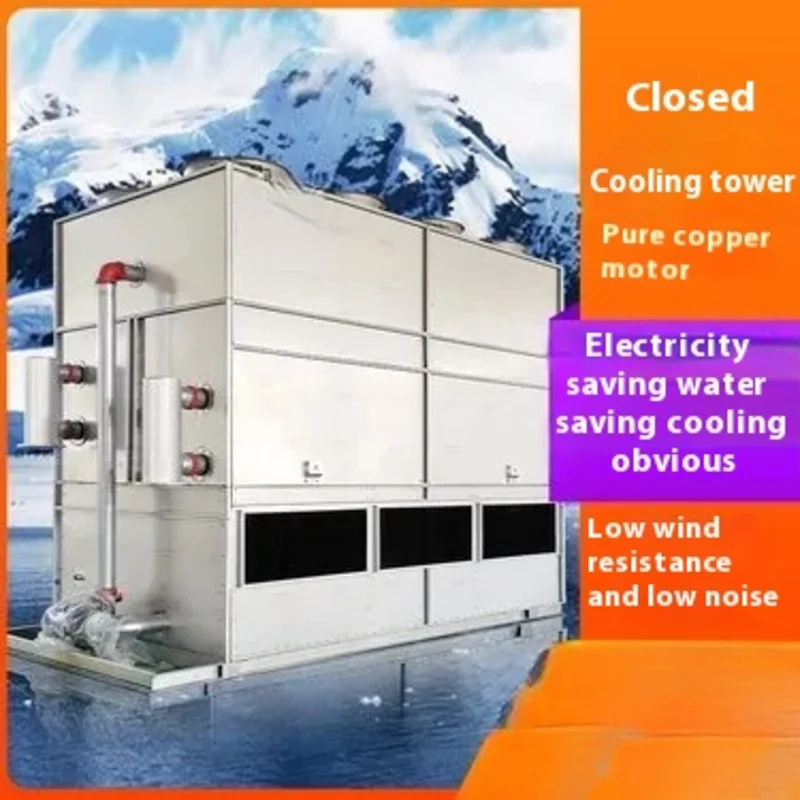 Fiberglass Square Cooling Tower Low Noise Cross Flow Circulating Cooling Tower Casting, Metallurgy, Forging, Circulating Water r