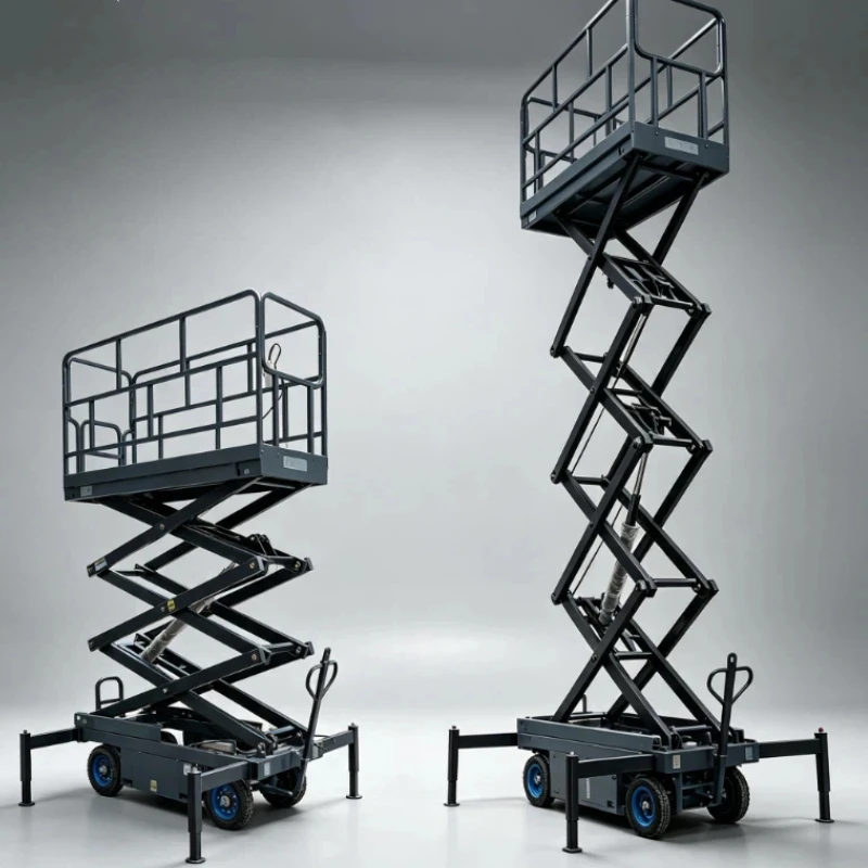 CE Certified Customized Hydraulic Lifting Platform, Heavy‑Duty Electric Scissor Lift For Logistics Center Aerial Operation