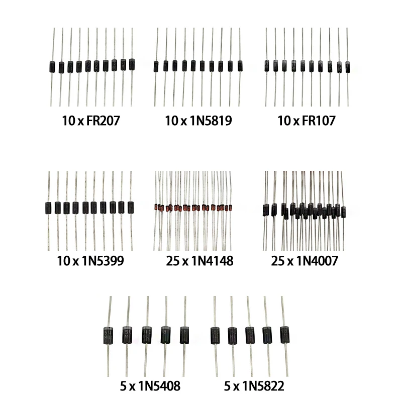 100Pcs Rectifier Di…